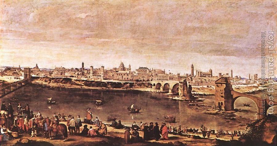 Diego Rodriguez De Silva Velazquez : View of Zaragoza